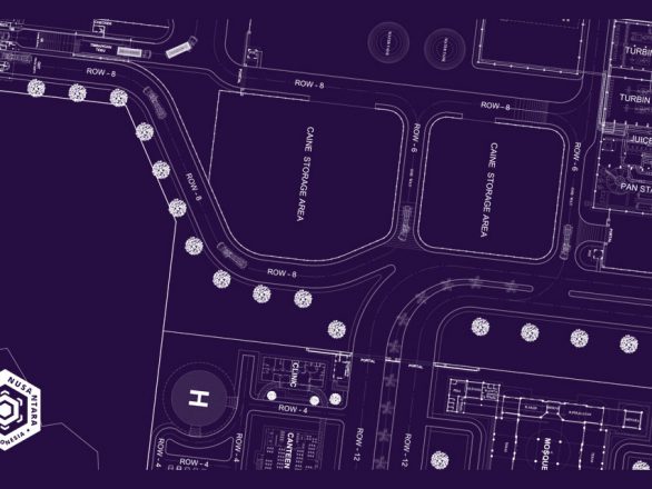 Layout Lahan Proyek Pabrik Gula Rembang 2019 - Layout Area Tebu - Proyek Fasilitas dan Gedung Pabrik Gula di PT. Gula Mas Nusantara