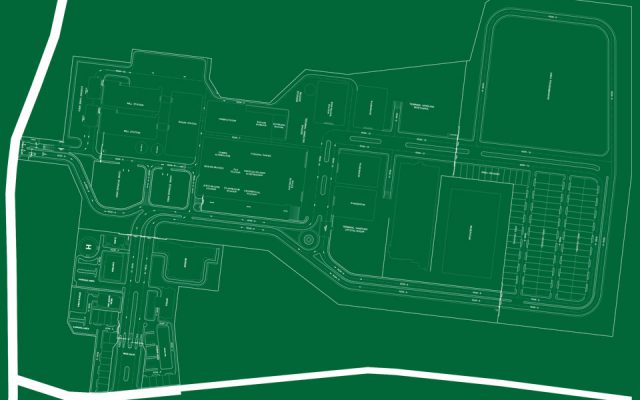 Layout Lahan Proyek Pabrik Gula Rembang 2019 - Peta Jalan dan Lalu Lintas Lahan di PT. Gula Mas Nusantara